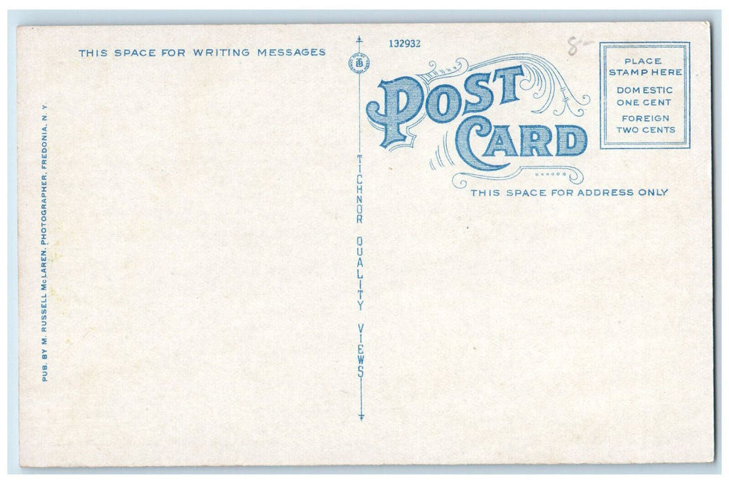 c1920's New York Central Railroad Bridge at Silver Creek NY Unposted Postcard