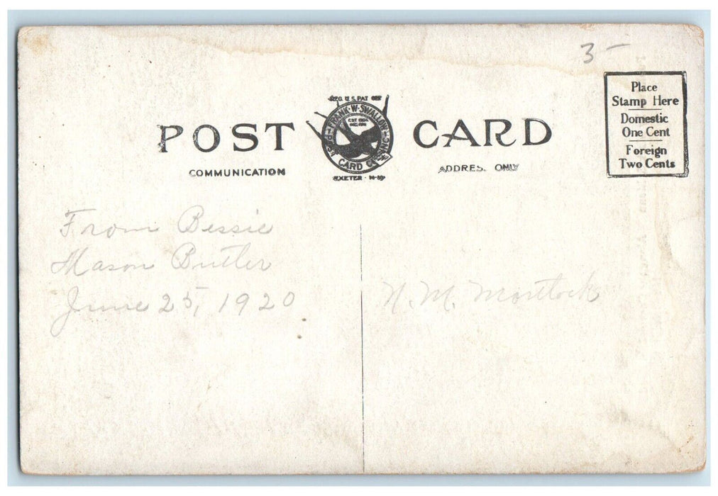 c1910's Along the Chesterfield Road Hinsdale New Hampshire NH Vintage Postcard