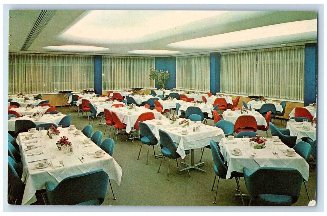 Buffalo NY, The Tiffin Room Interior View State University Of New York Postcard