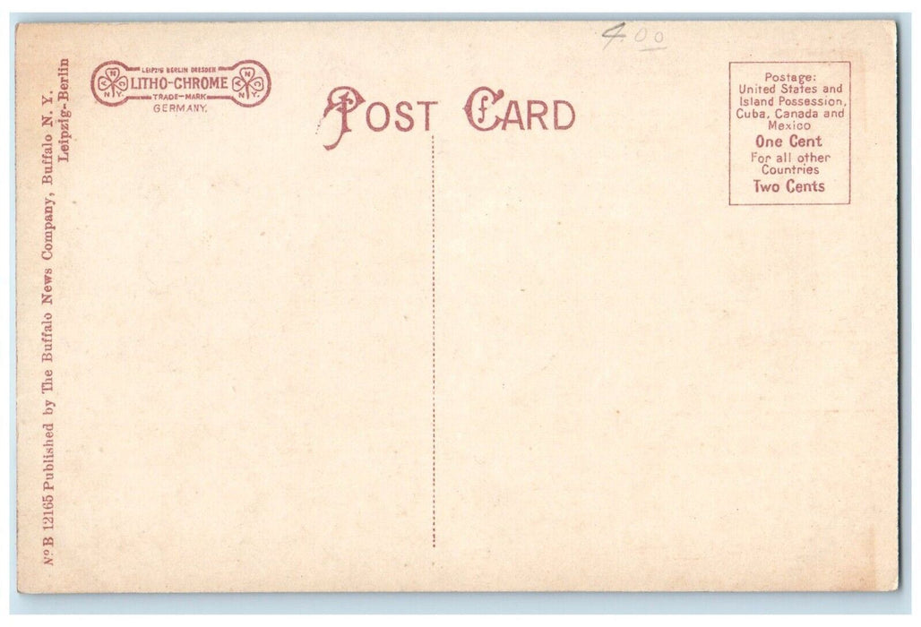c1910's Holy Angels School Building Campus Buffalo New York NY Antique Postcard