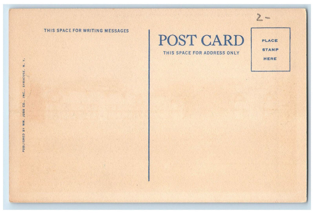 c1950's Hobart College Buildings and Campus Founded 1822 Geneva NY Postcard