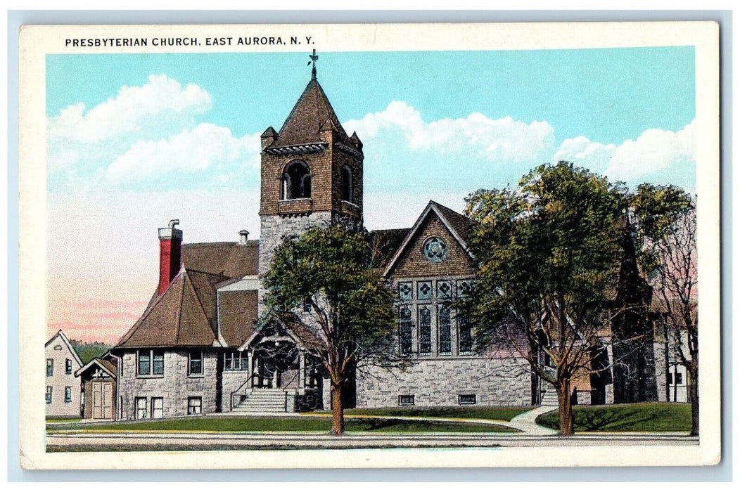 c1920's Presbyterian Church East Aurora New York NY Unposted Postcard