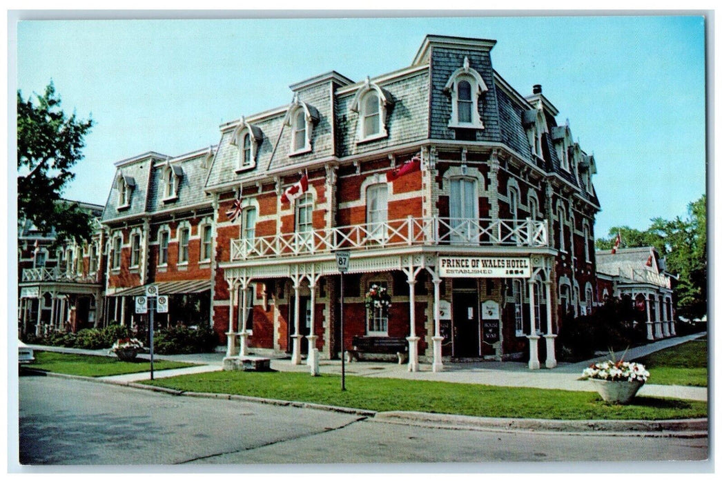 Prince Of The Wales Hotel Building Niagara On The Lake Canada Vintage Postcard