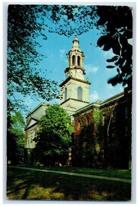 1961 University Of Buffalo Campus Building Tower Clock New York NY Postcard