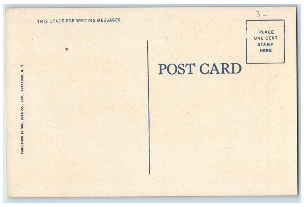 c1940's In The Finger Lakes Keuka College Keuka Lake Penn Yan NY Postcard