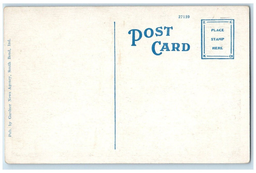 c1910's La Salle Hotel And Place Theater South Bend Indiana IN Vintage Postcard