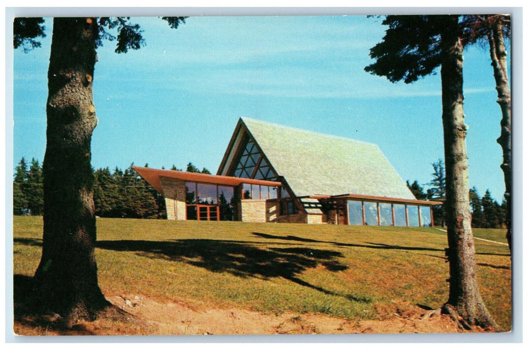 c1950's Alexander Graham Bell Memorial Museum at Baddeck NS Canada Postcard