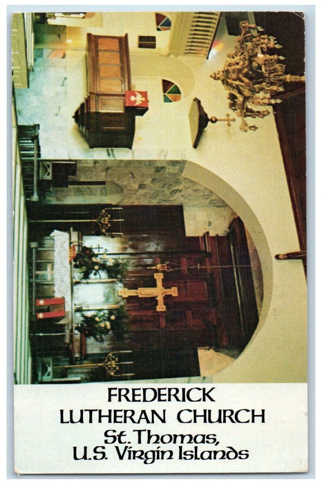 1981 Frederick Lutheran Church, St. Thomas US Virgin Islands Postcard