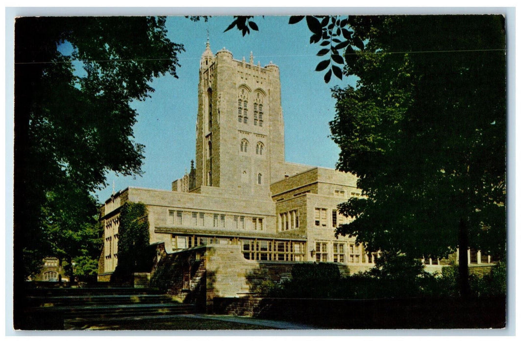 c1960's The Harvey S Firestone Memorial Library Princeton University NJ Postcard
