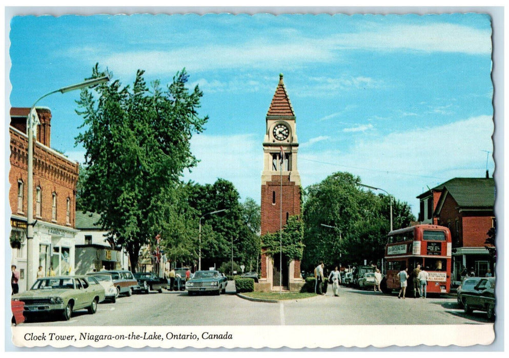 c1950's Clock Tower Niagara-on-the-Lake Ontario Canada Vintage Postcard