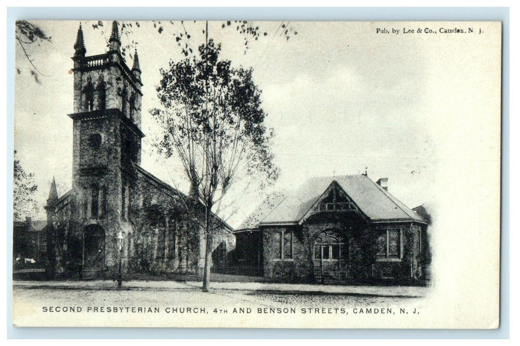 1901 Second Presbyterian Church 4th Street Camden New Jersey NJ Postcard