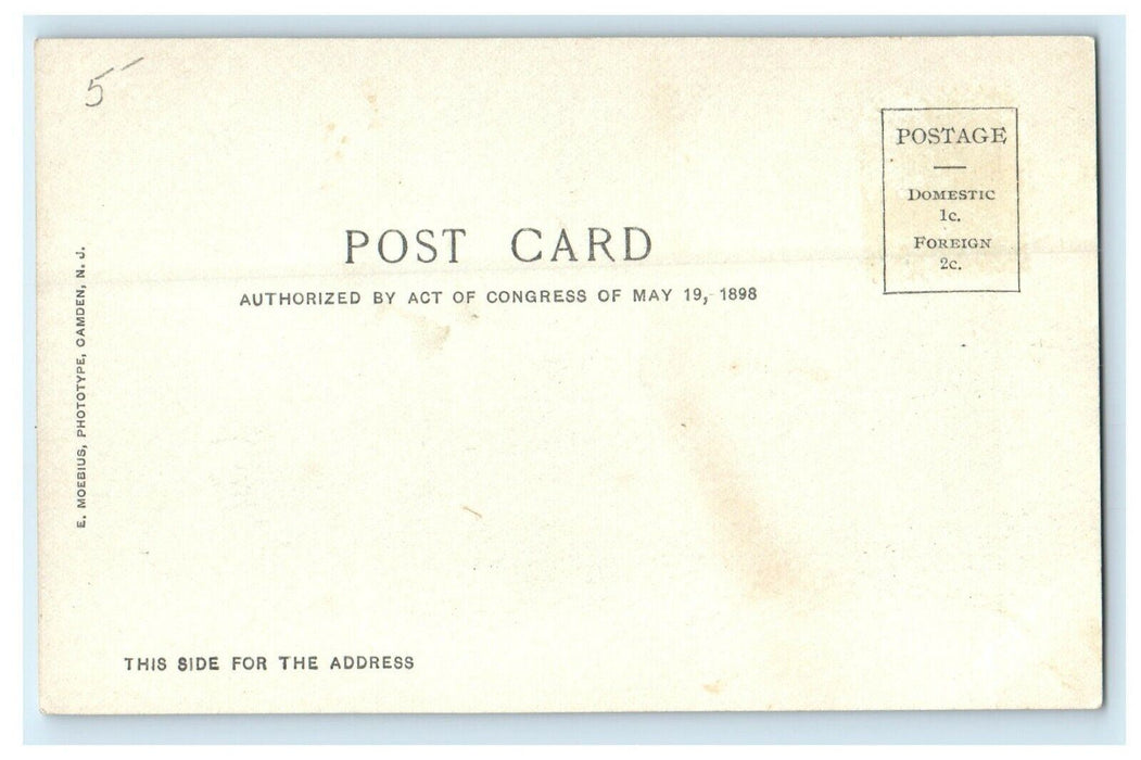 1901 Second Presbyterian Church 4th Street Camden New Jersey NJ Postcard