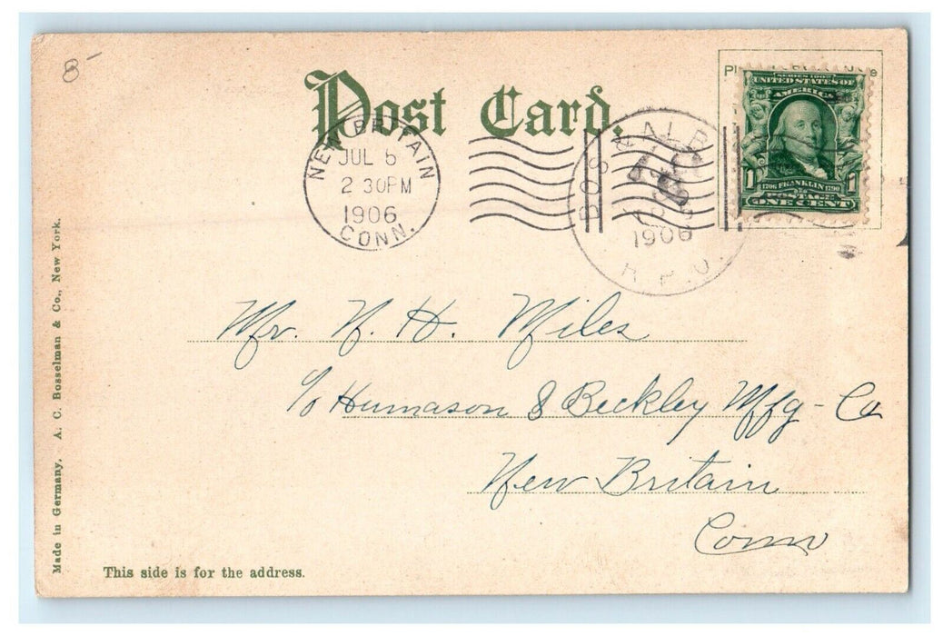 1906 Myndhurst J.W. Sloane Residence Lenox Massachusetts MA Antique Postcard