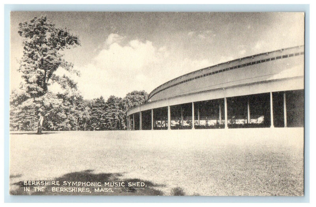 The Berkshire Symphony Music Shed Tanglewood Lenox Massachusetts MA Postcard