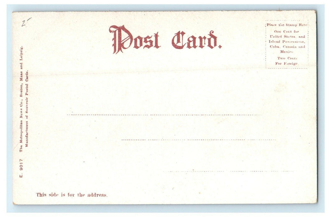 c1906 YMCA Hyde Park, Massachusetts MA Antique Unposted Postcard