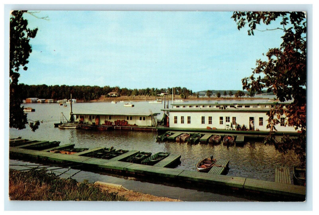 Kentucky Lake State Park Boat Basin Fisherman's Paradise Marshall KY Postcard