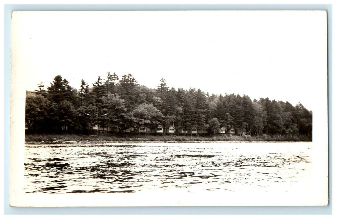 c1949 RPPC Photo Skowhegan Maine, Kennebec River Pennsylvania PA Postcard