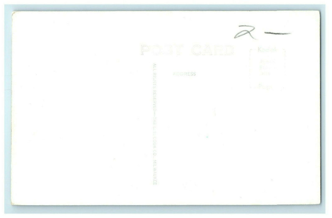 c1950's Mary's Lake Norway Michigan MI Unposted RPPC Photo Postcard