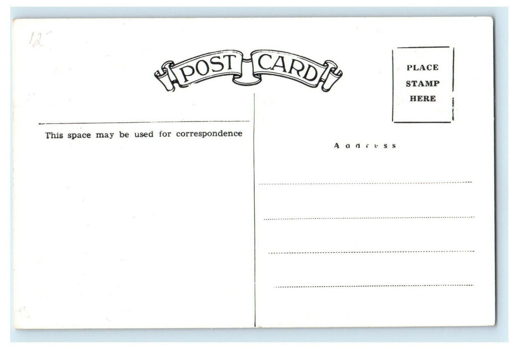 c1924 Greetings From The Madison, New Jersey NJ Advertising Unposted Postcard
