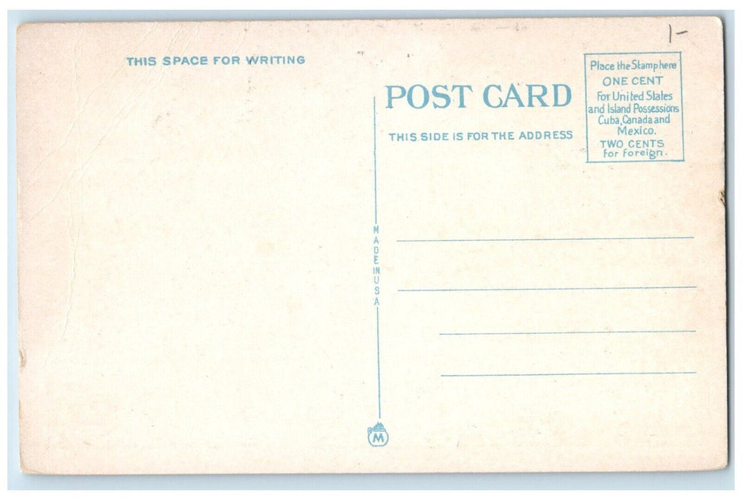 c1930's Lafayette High School Building Street View Buffalo New York NY Postcard