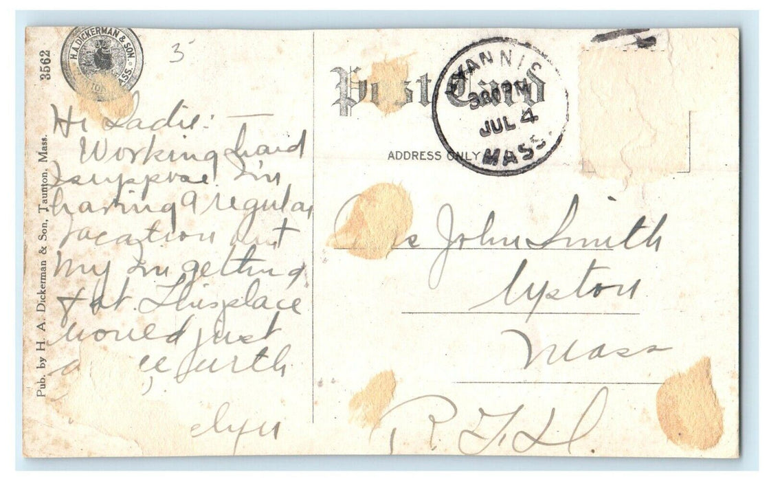 c1918 St Andrews By The Sea, Hyannisport Massachusetts MA Postcard
