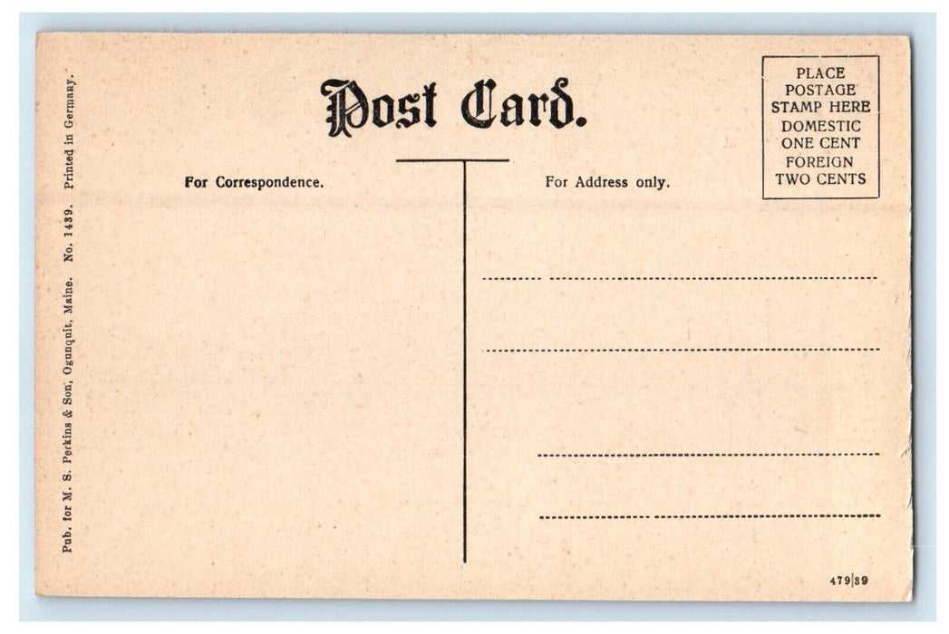 c1910's St. Peter's Episcopal Church Bald Head Cliff York Maine ME Postcard