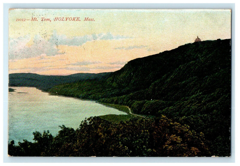 c1907 Nature Scene, Mount Tom, Holyoke, Massachusetts MA Antique Postcard