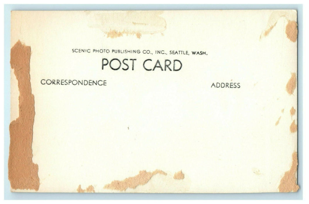 Entrance to University of Washington Campus RPPC Photo Antique Postcard