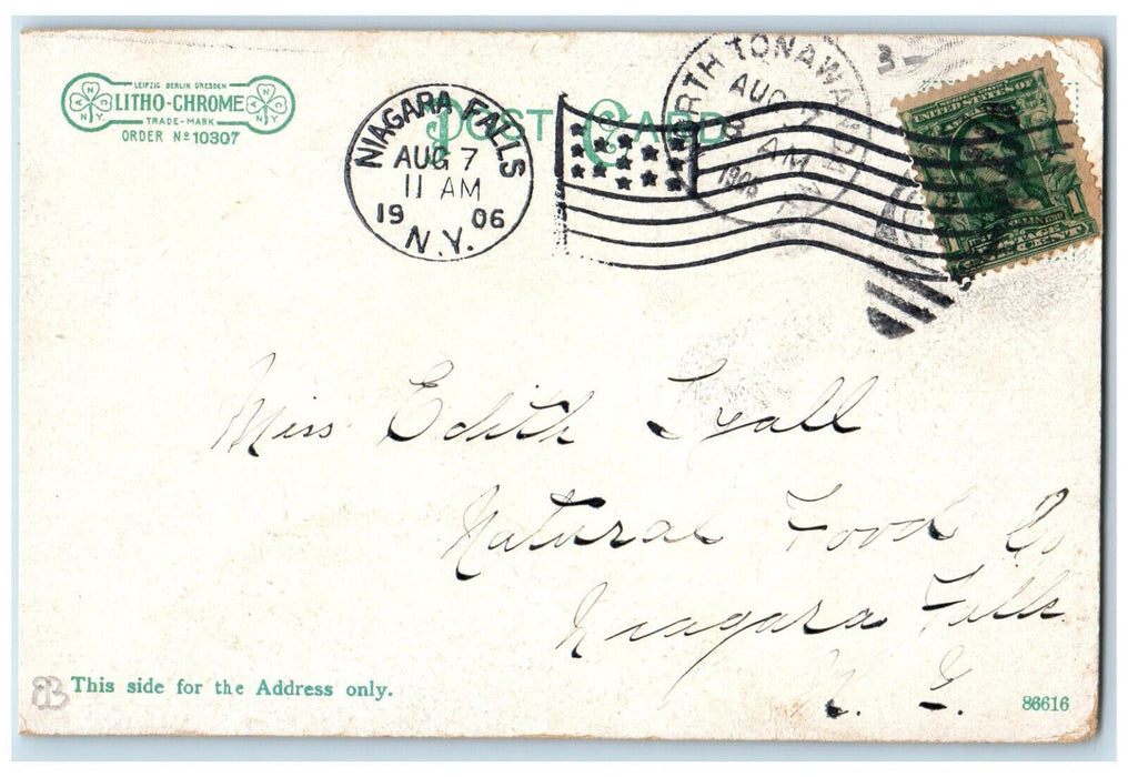 1906 25th Separate Co Armory N.G.S.N.Y. North Tonawanda New York NY Postcard
