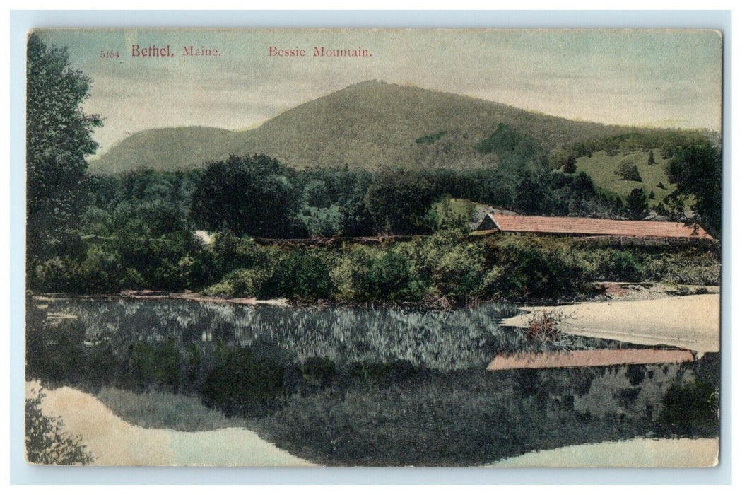 1914 View Of Bessie Mountain Bethel Maine ME Posted Antique Postcard
