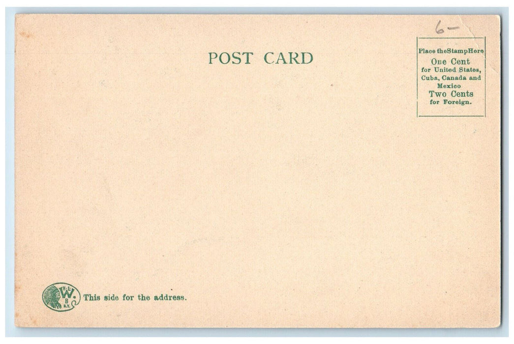 c1905 Church of Christ Buffalo New York NY Unposted HL Woehler Postcard