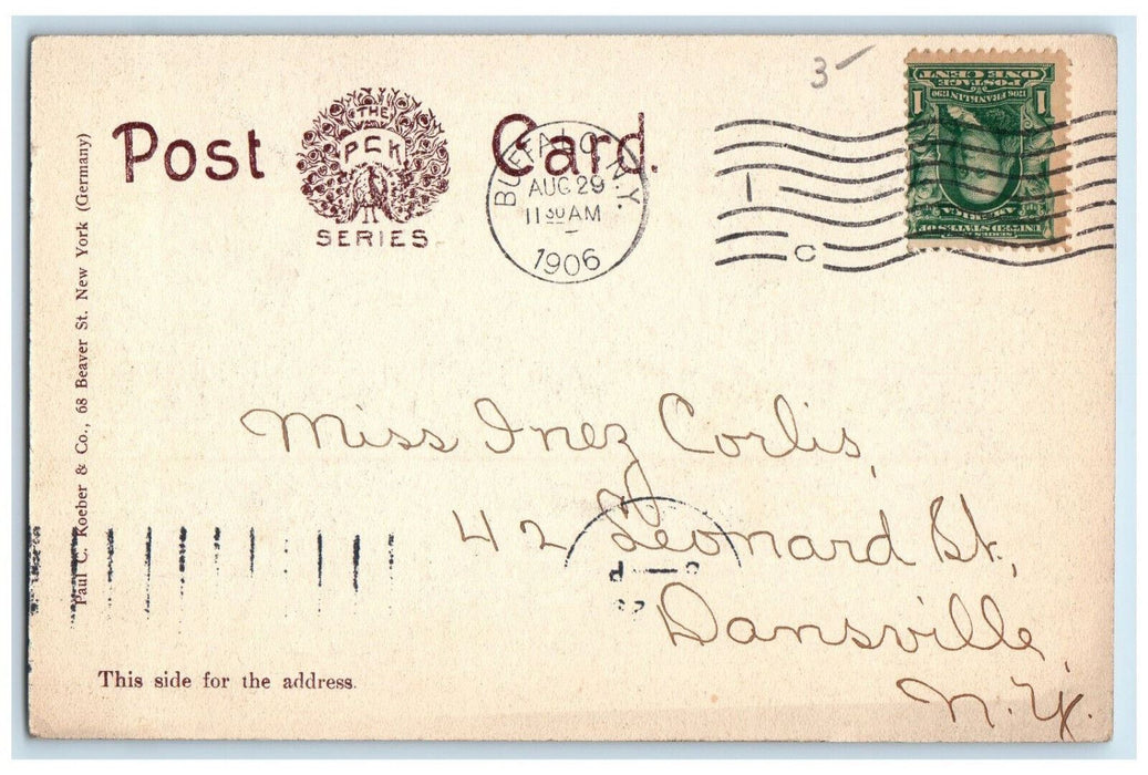 1906 St. Paul's Cathedral Episcopal Buffalo New York NY PCK Series Postcard