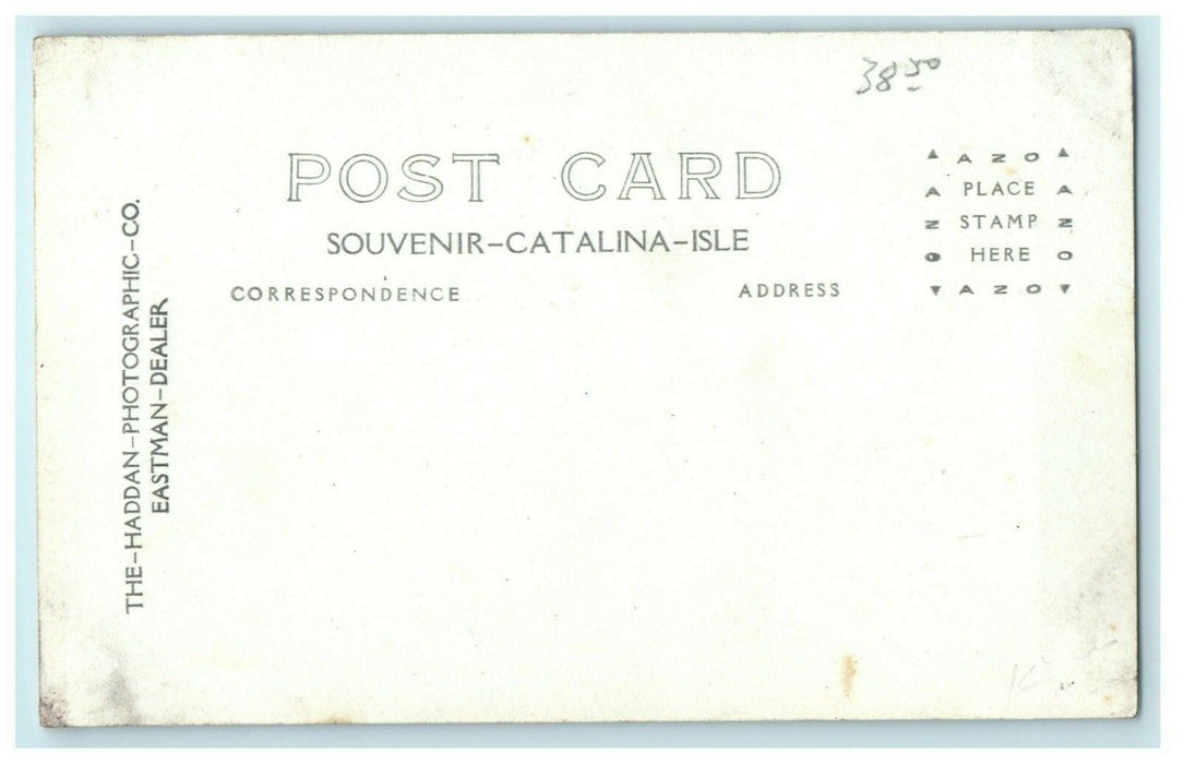 c1910 Hotel Catherine Santa Catalina Island California CA RPPC Photo Postcard