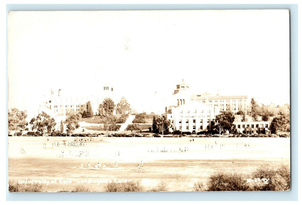 1948 University of California Los Angeles California CA RPPC Photo Postcard