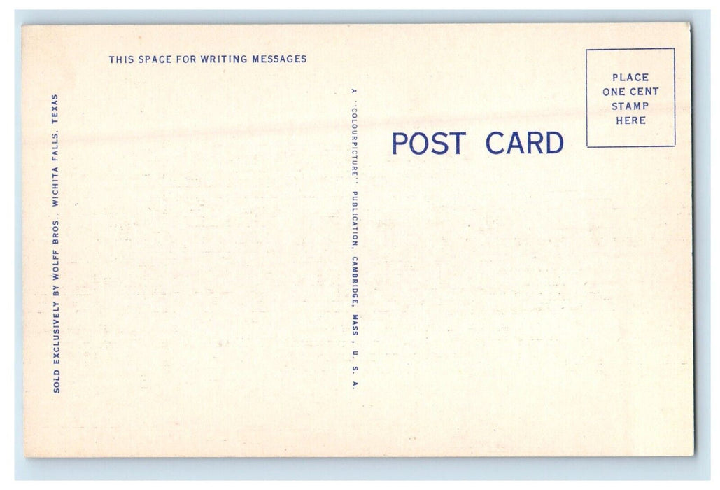 c1940's First Presbyterian Church Wichita Falls Texas TX Vintage Postcard