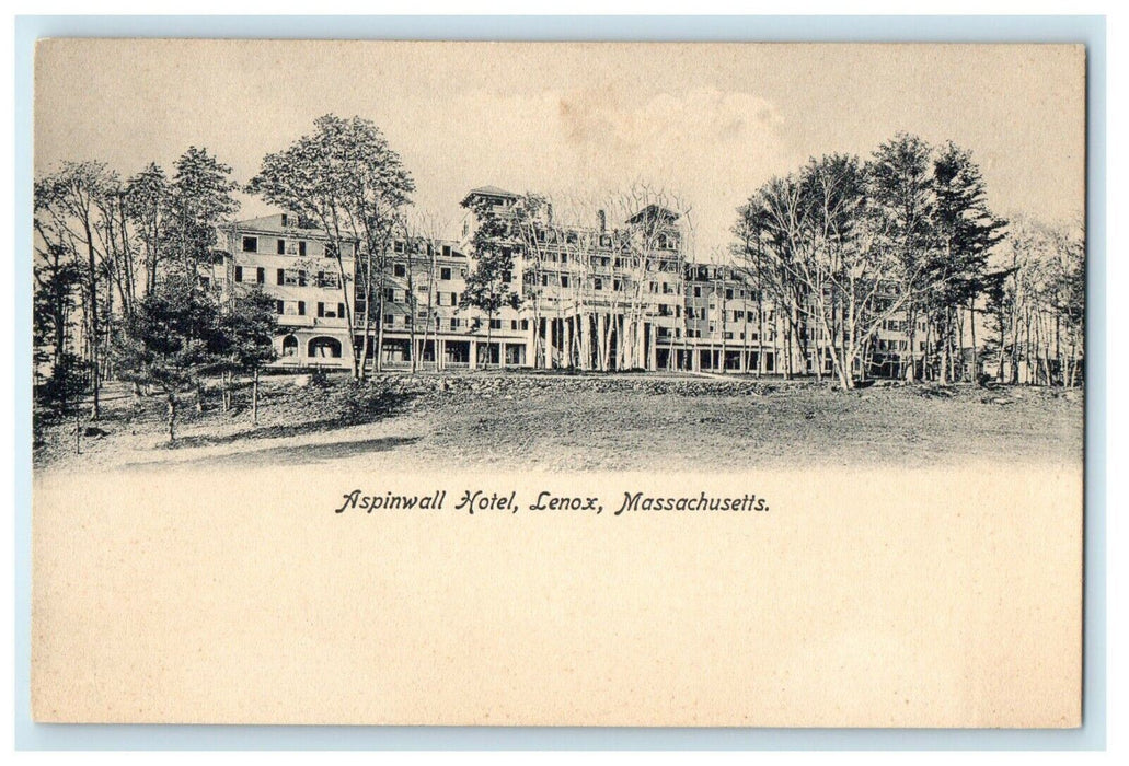 c1905 Aspinwall Hotel Lenox Massachusetts MA Antique Undivided Back Postcard