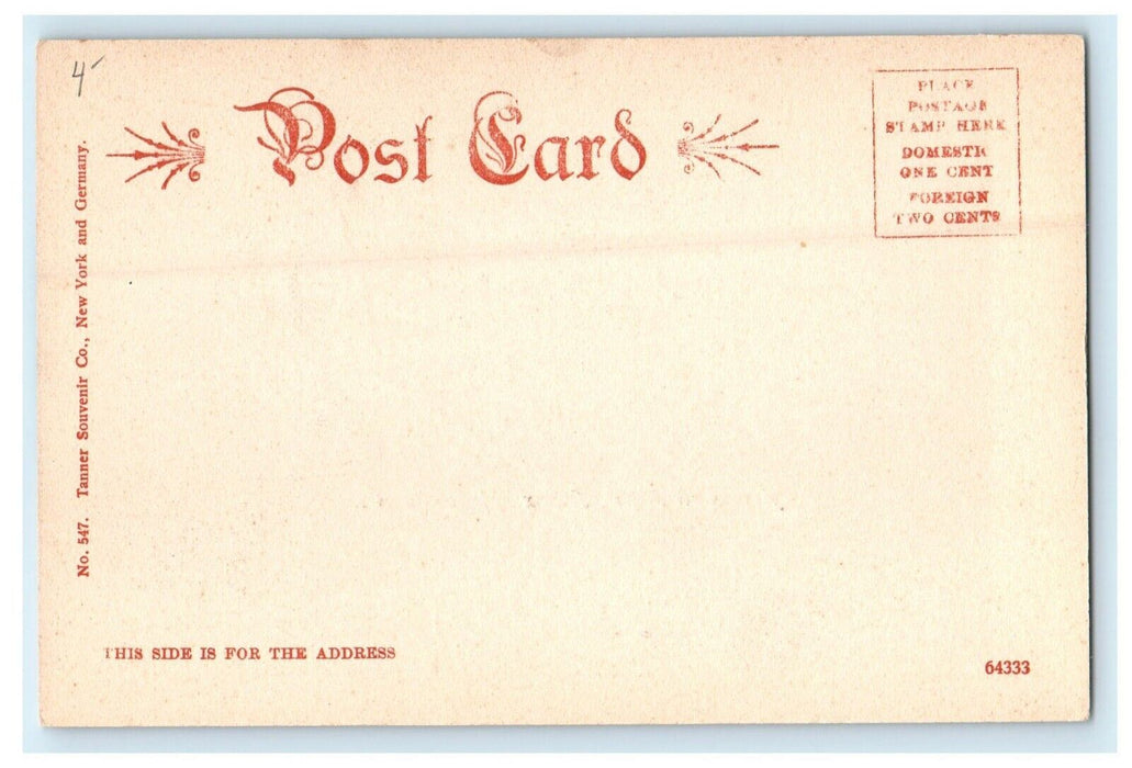 c1905 Aspinwall Hotel Lenox Massachusetts MA Antique Undivided Back Postcard