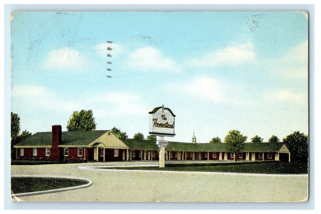 1954 The Homestead Restaurant Main Street Columbus Ohio OH Vintage Postcard