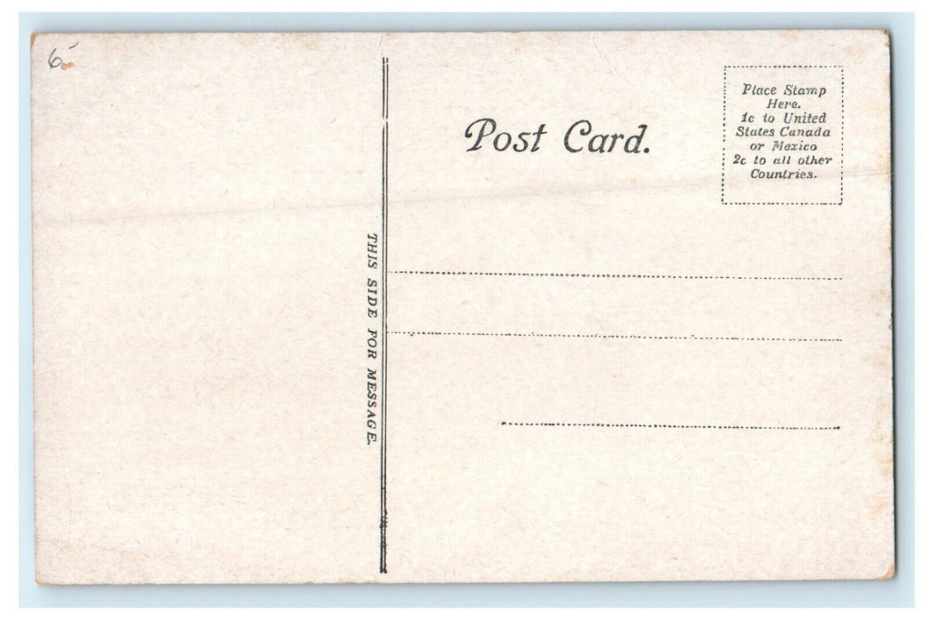 c1910 The Highland Club Driveway Lowell Massachusetts MA Unposted Postcard