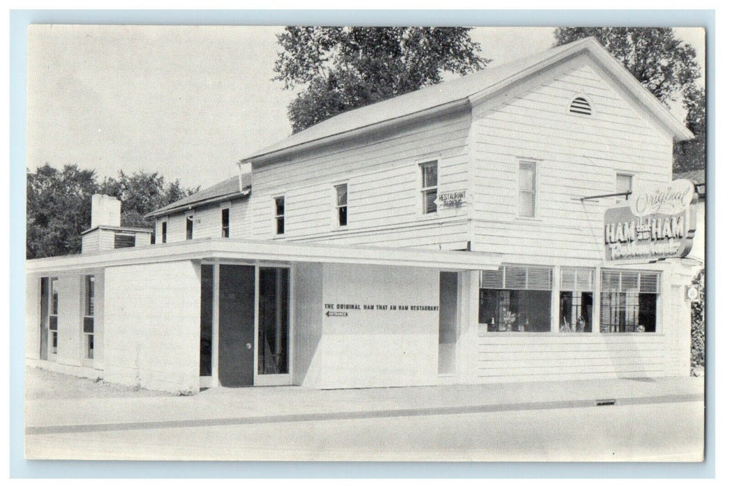 c1950's The Original Ham That Am Ham Restaurant Chittenango New York NY Postcard