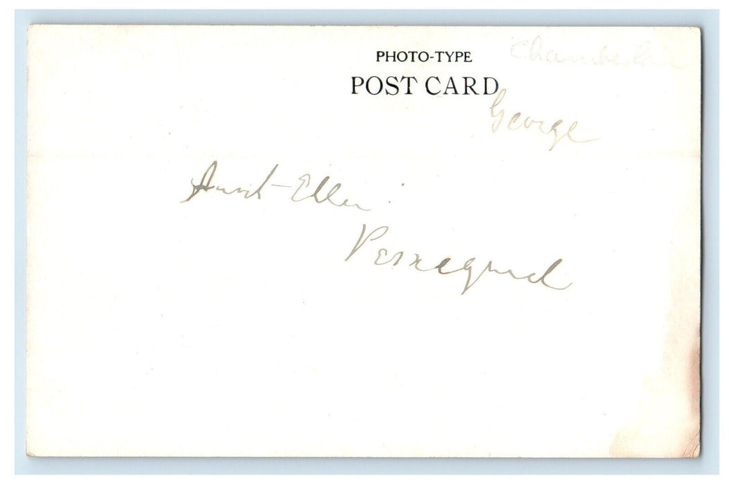 c1905 Pemaquid Beach Maine ME, Surf When Undertow Running Antique Postcard