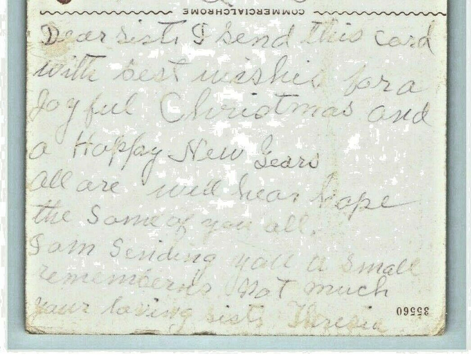 1916 Greetings From Remus Michigan MI Posted Antique Postcard