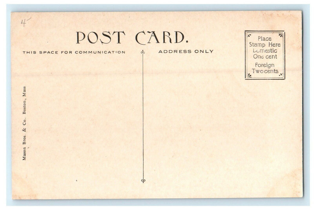 c1910 North Common Lowell Massachusetts MA Divided Back Postcard