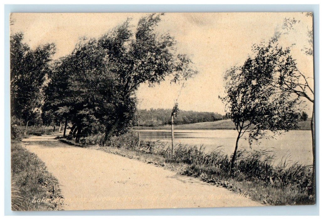 c1920s Lake Mendota University Wisconsin Madison Unposted Postcard