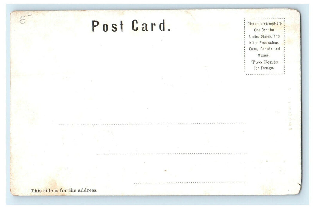 c1905 Trinity Church Lenox Massachusetts MA Antique Undivided Back Postcard