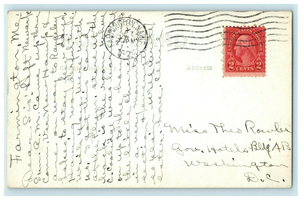 1929 Home of President Coolidge Plymouth Vermont VT RPPC Photo Postcard