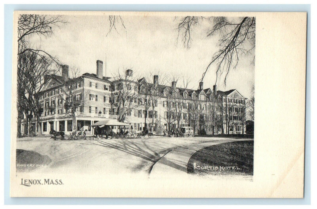 c1905 The View Of Curtis Hotel Lenox Massachusetts MA Undivided Back Postcard