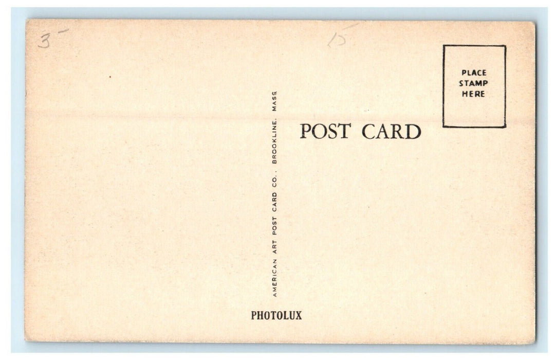 c1930's St. Leos Catholic Church Leominster Massachusetts MA Unposted Postcard