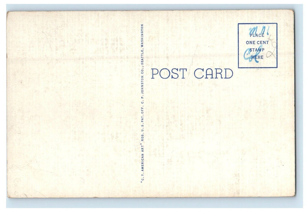Old Kasaan Hyda Indian Village Price Wales Island Ketchikan Alaska AK Postcard