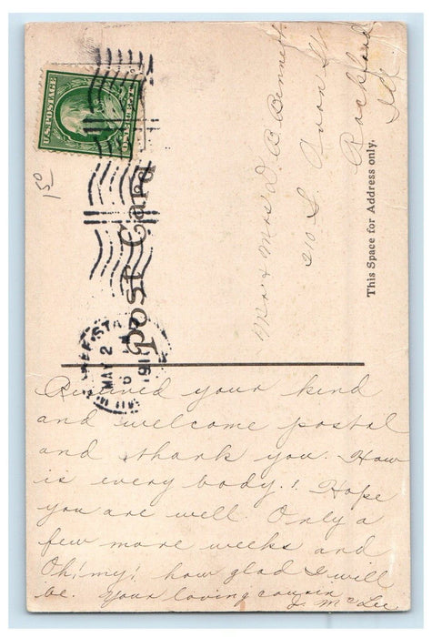 1911 Pio Nono College Building St. Francis Wisconsin WI Antique Postcard